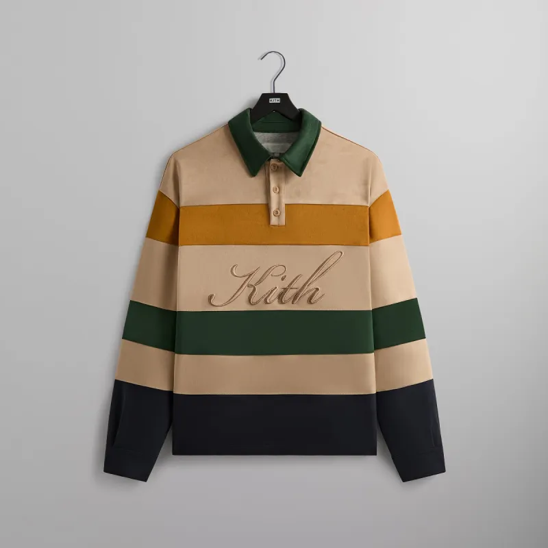 Kith Stripe Microsuede Tanner Pullover - History sold by Kith