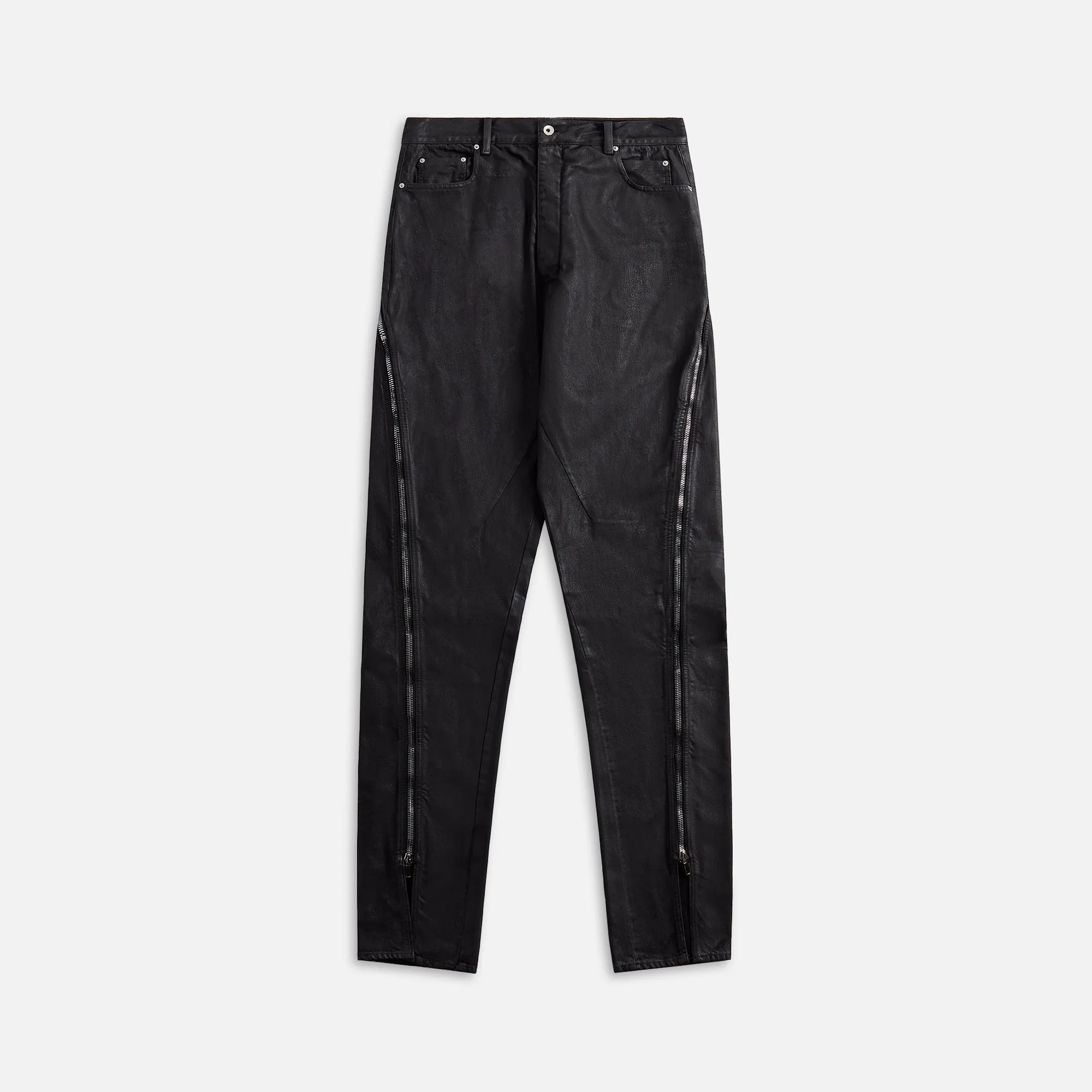 Rick Owens Pantaloni Denim - Dirt Slivered / Black Wax sold by Kith