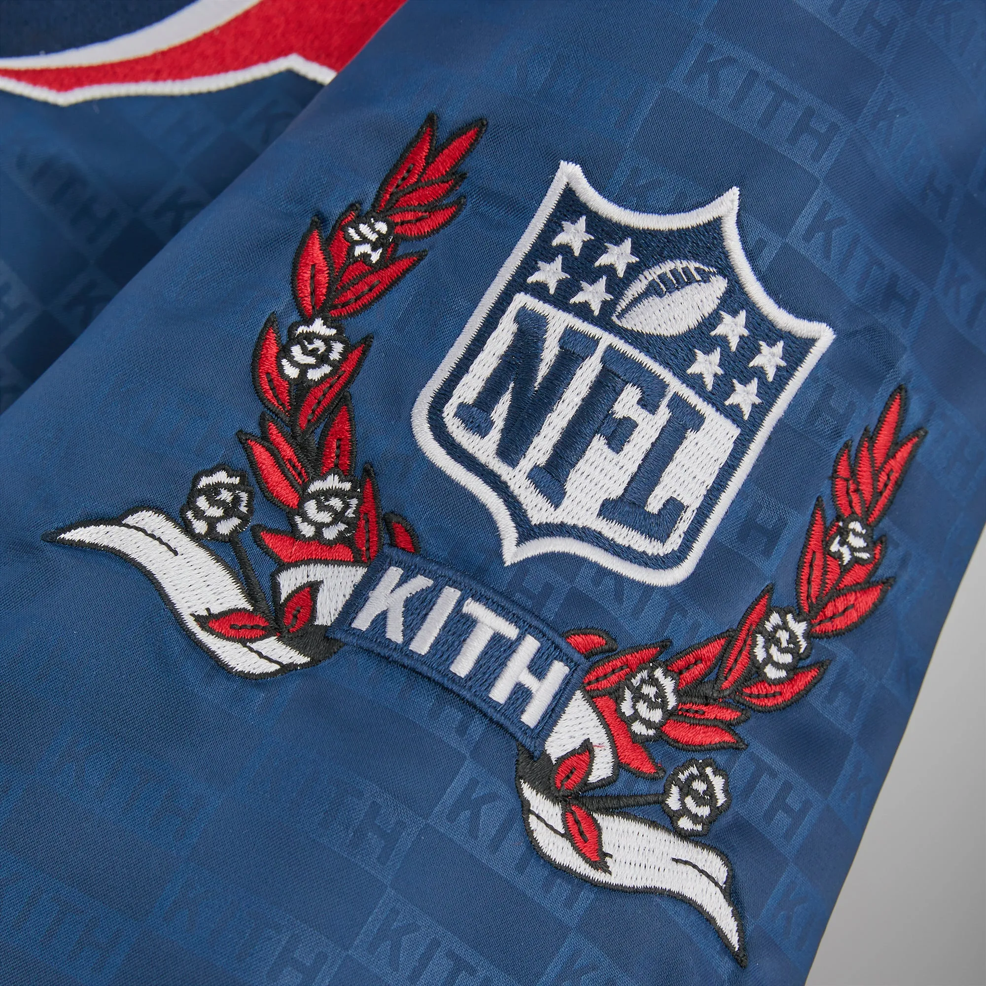 Kith for the NFL: Texans Satin Bomber Jacket - Meter sold by Kith product image thumbnail 5