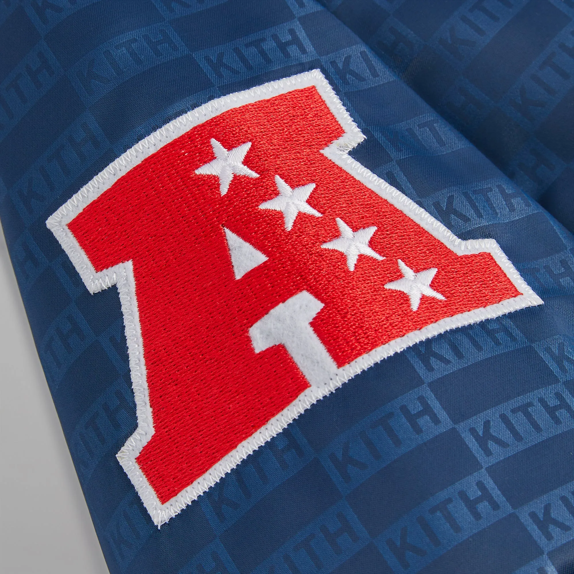 Kith for the NFL: Texans Satin Bomber Jacket - Meter sold by Kith product image thumbnail 4