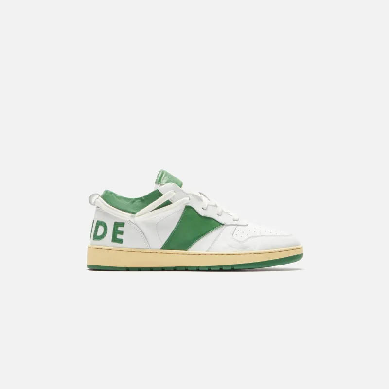 Rhude Rhecess Low - White / Hunter Green sold by Kith