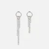 Justine Clenquet Shanon Earrings - Palladium sold by Kith
