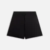 Tekla Poplin Pajama Shorts - Black sold by Kith