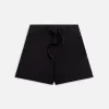 Tekla Poplin Pajama Shorts - Black sold by Kith