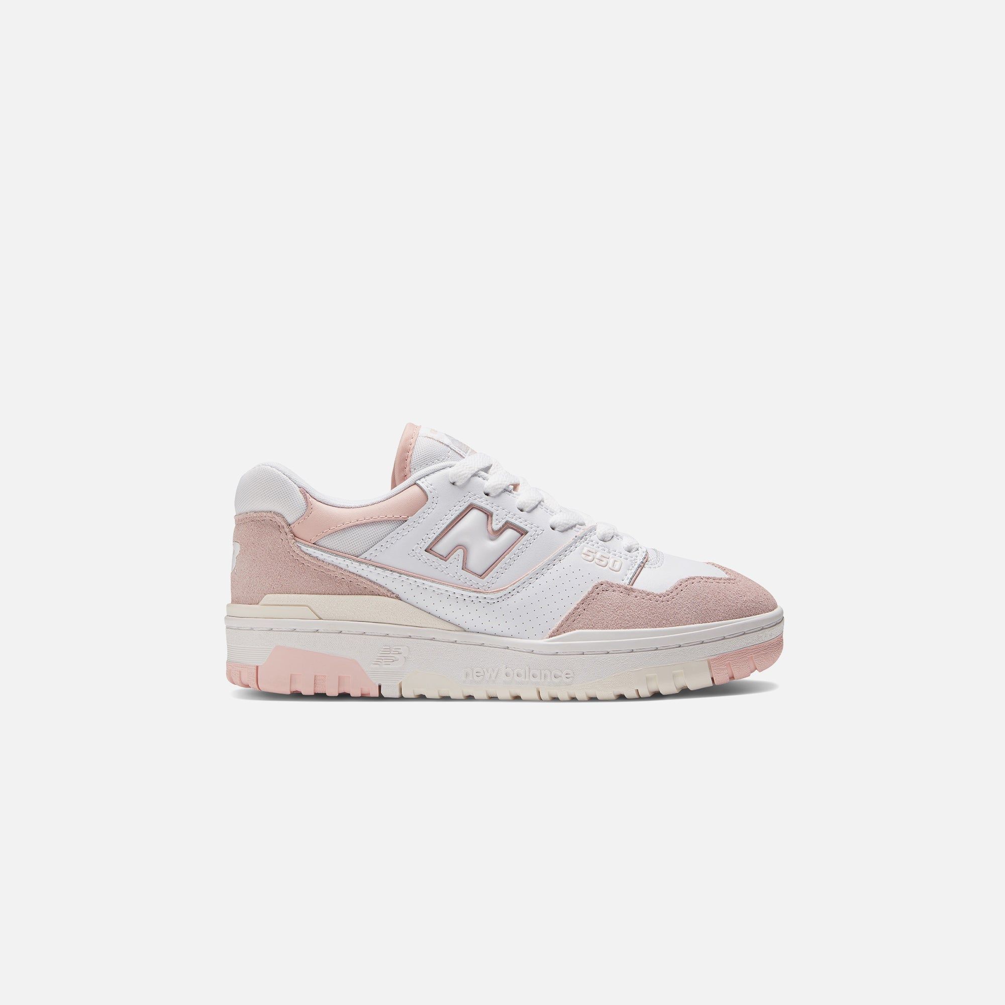 New Balance 550 - White / Pink Sand / Sea Salt sold by Kith