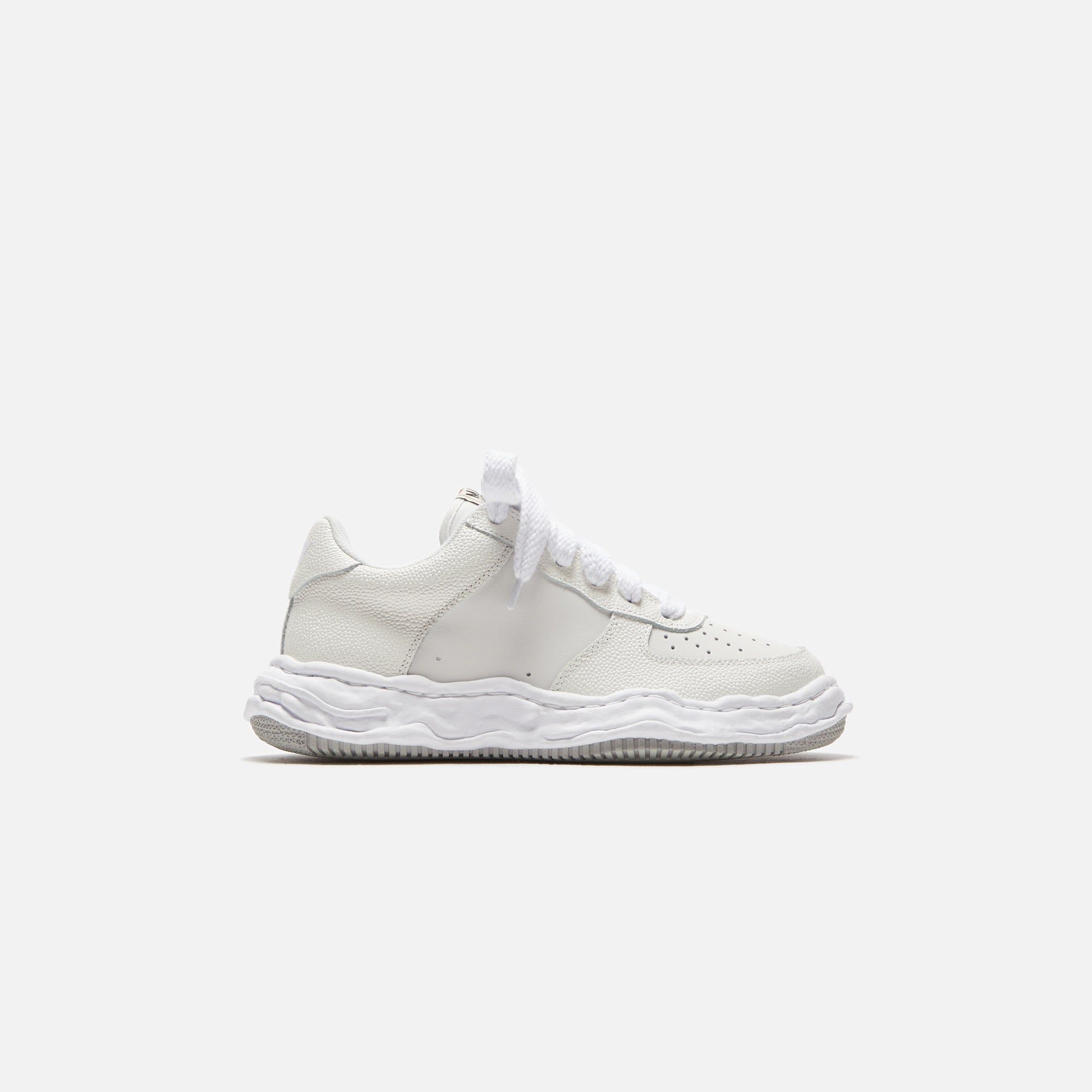 Mihara Yasuhiro Wayne Low OG Sole Bascket Leather - White sold by Kith