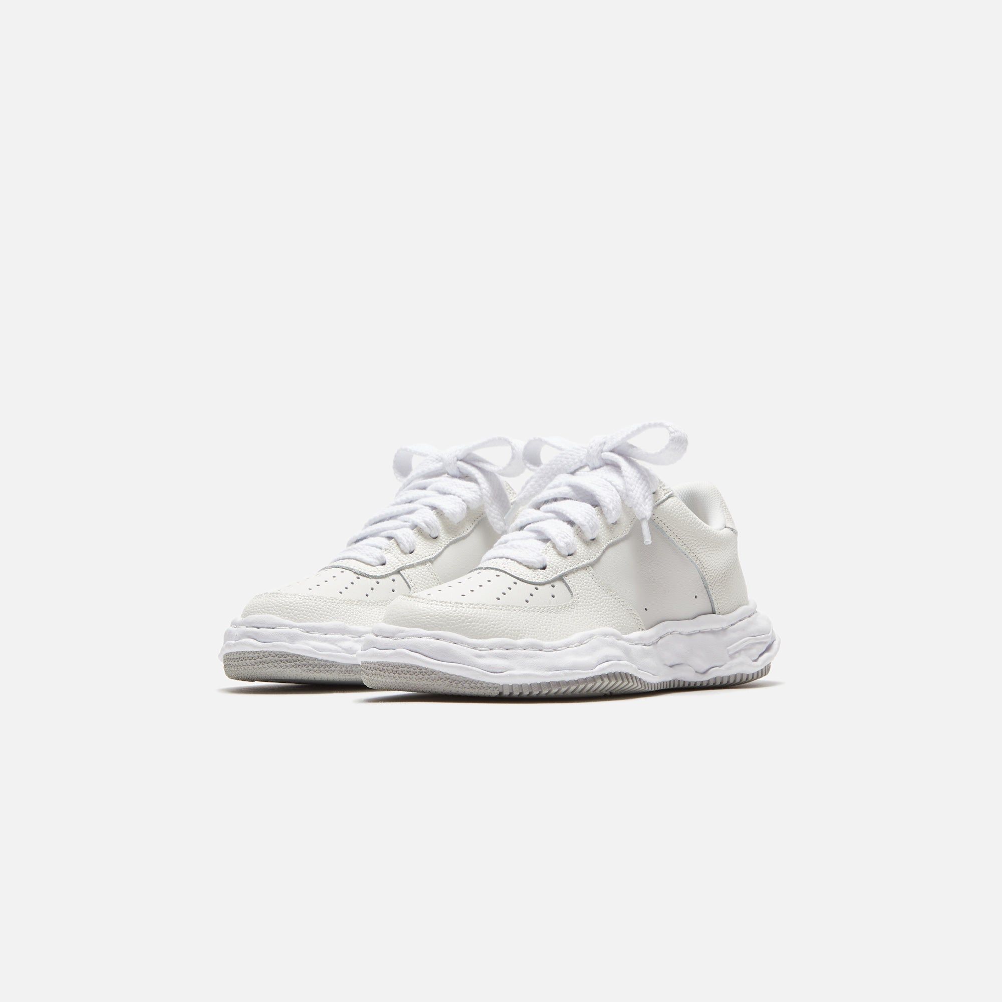 Mihara Yasuhiro Wayne Low OG Sole Bascket Leather - White sold by Kith product image thumbnail 2