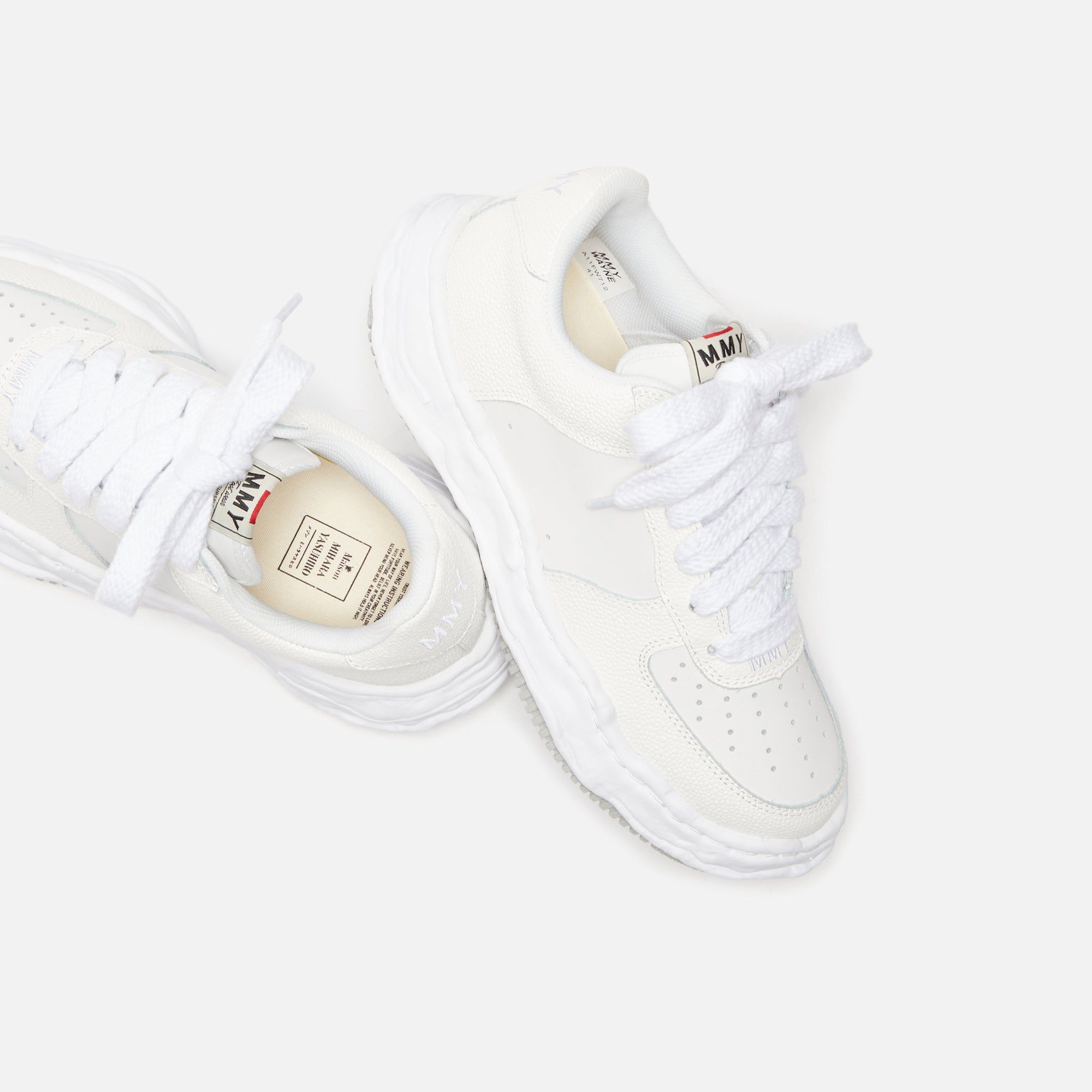 Mihara Yasuhiro Wayne Low OG Sole Bascket Leather - White sold by Kith product image thumbnail 4