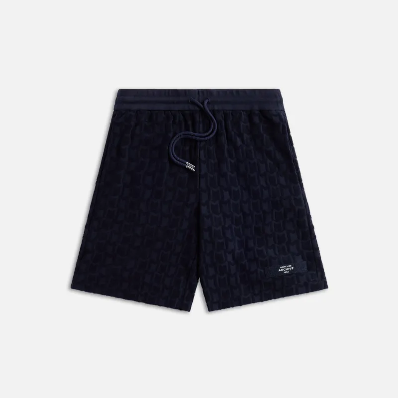 Moncler Terry Shorts - Night Blue sold by Kith