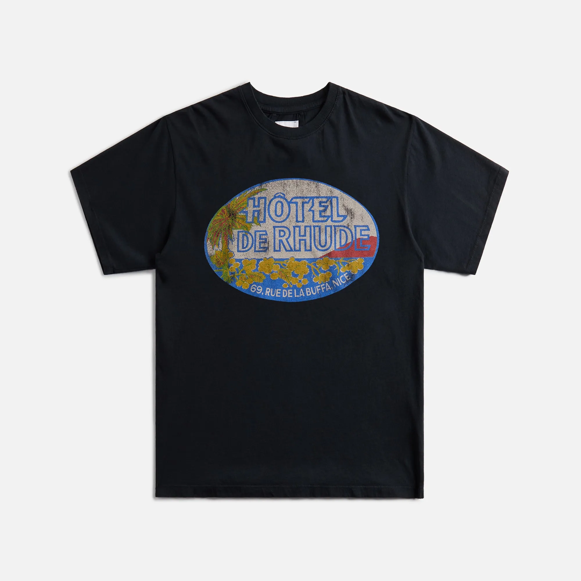 Rhude Dimora Tee - Vintage Black sold by Kith