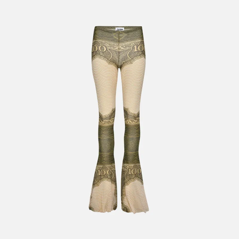 Jean Paul Gaultier Mesh Flare Printed Pant - Cartouche sold by Kith
