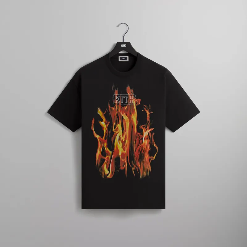 Kith Pyro Box Logo Vintage Tee - Black sold by Kith