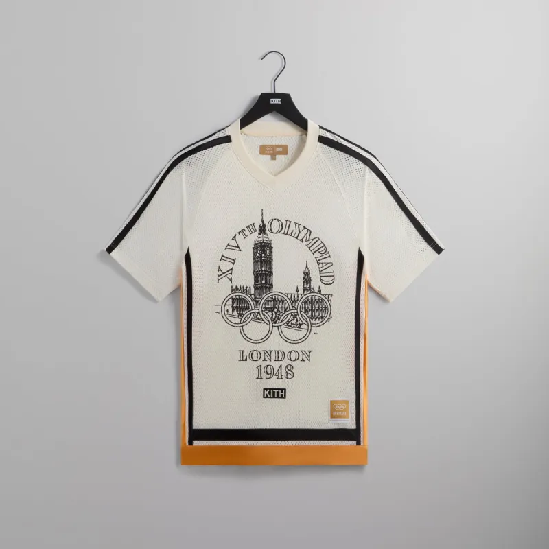 Kith for Olympics Heritage Mesh Leon Jersey - Silk sold by Kith