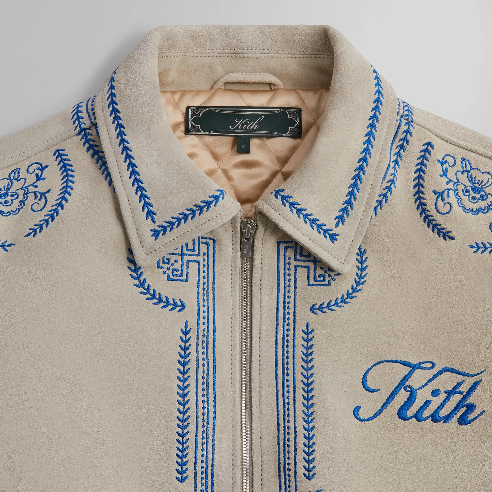 Kith Lamont Suede Coaches Jacket - Sandrift PH sold by Kith product image thumbnail 3