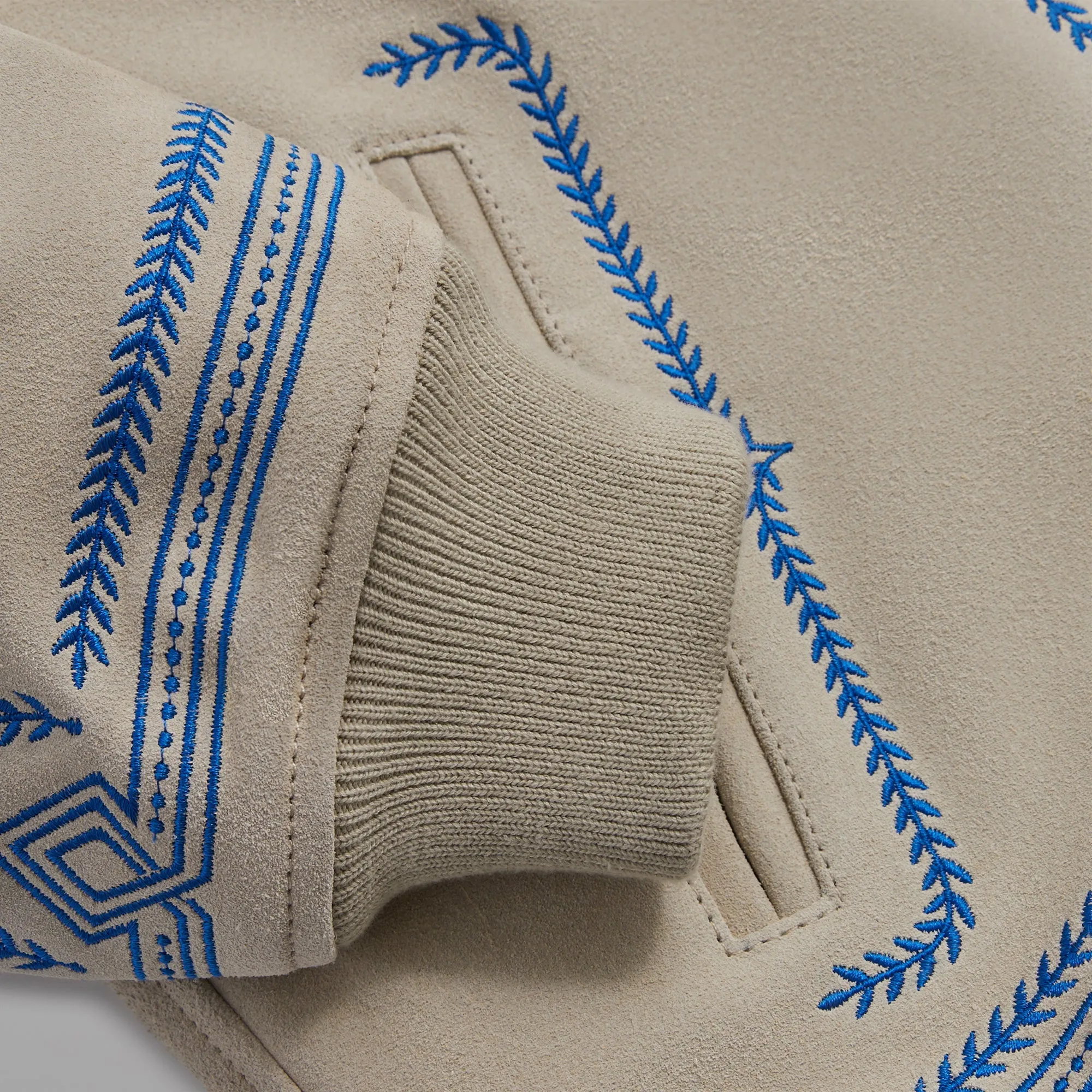 Kith Lamont Suede Coaches Jacket - Sandrift PH sold by Kith product image thumbnail 5