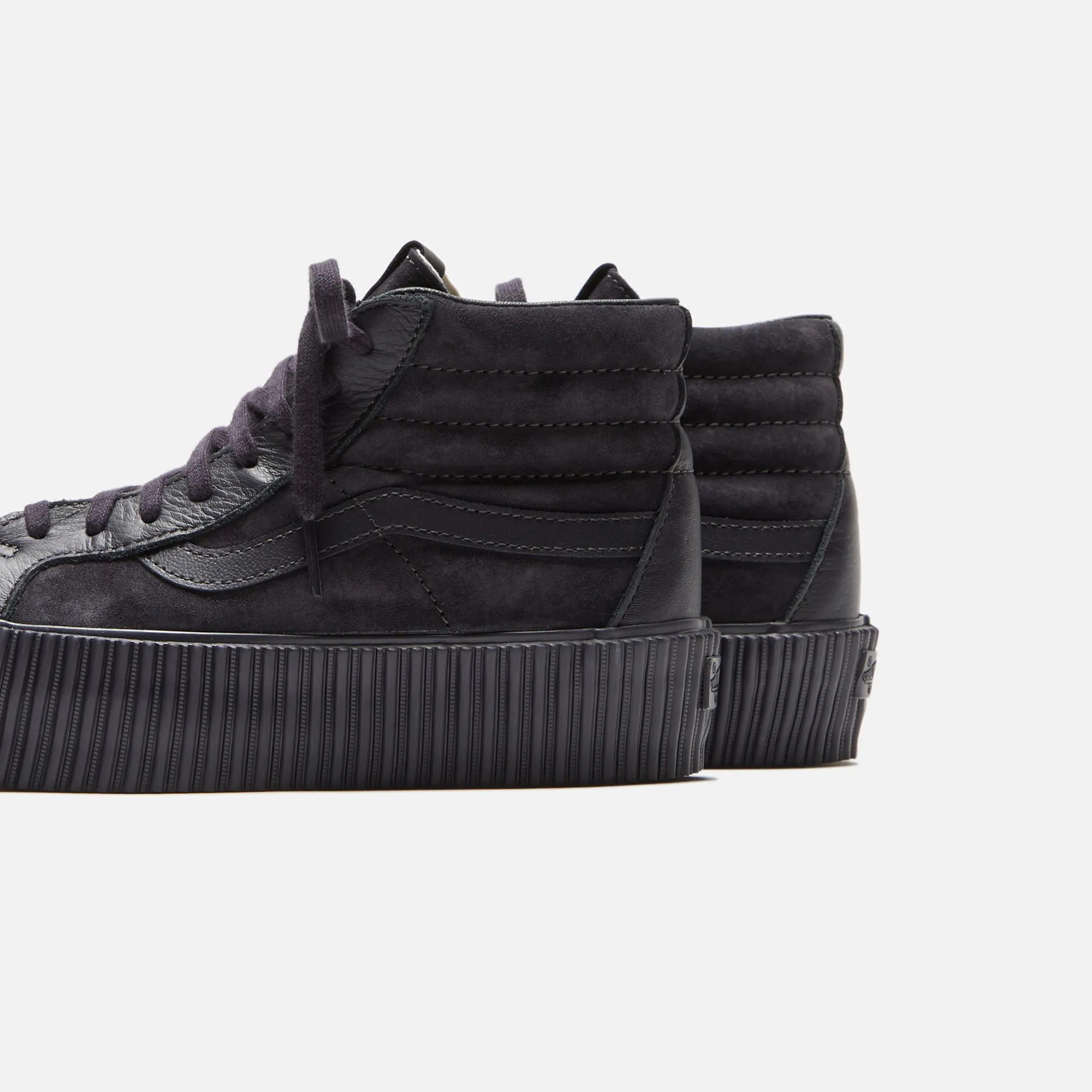 VANS Sk8-Hi Reissue 38 Platform LX - Suede / Leather Onyx sold by Kith product image thumbnail 3