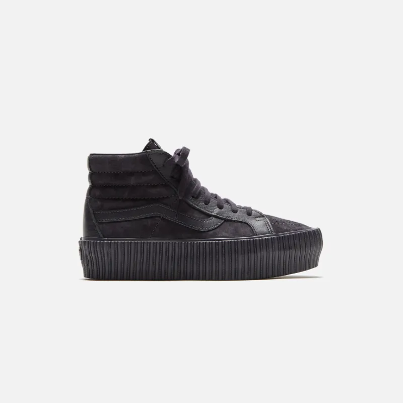 VANS Sk8-Hi Reissue 38 Platform LX - Suede / Leather Onyx sold by Kith