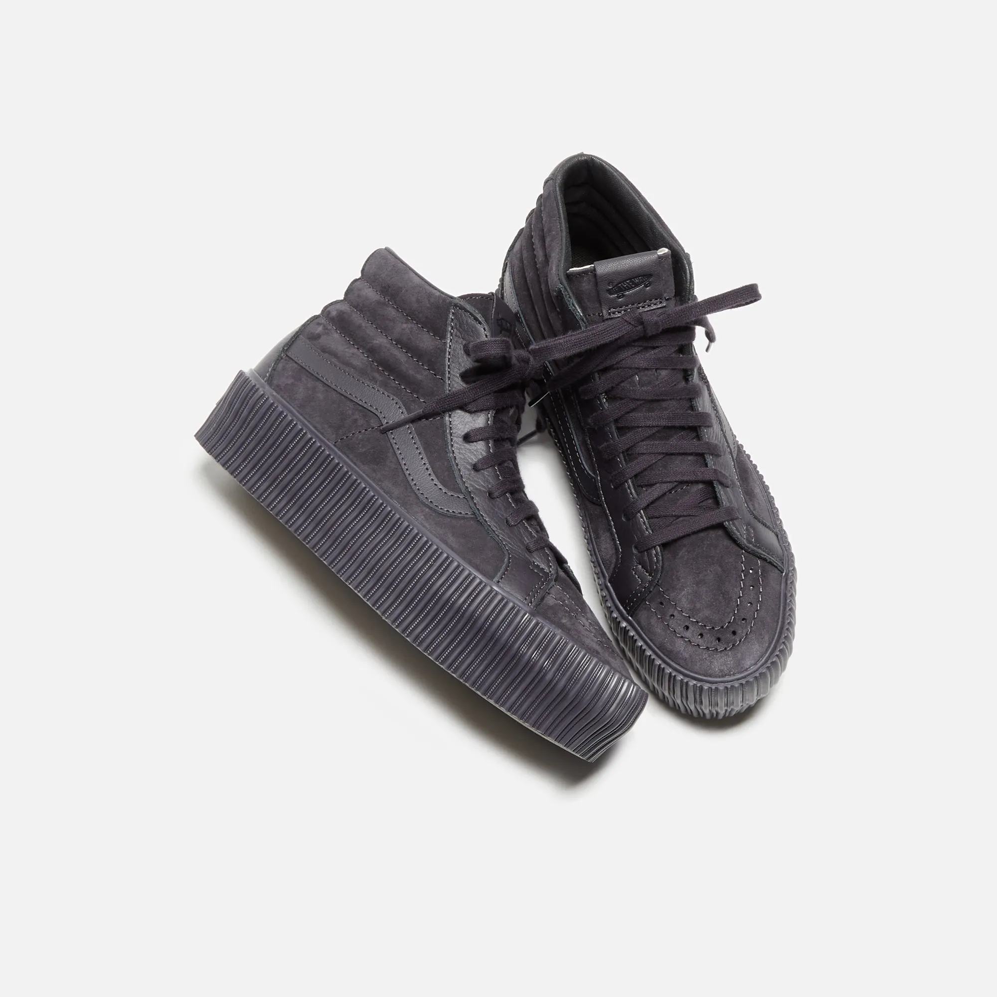 VANS Sk8-Hi Reissue 38 Platform LX - Suede / Leather Onyx sold by Kith product image thumbnail 5
