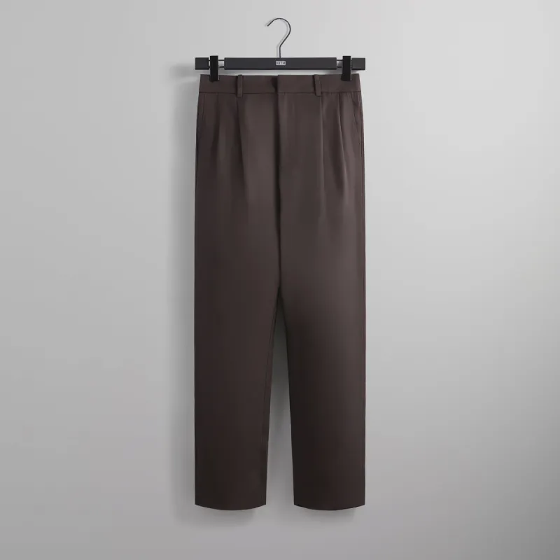&Kin Pleated Ari Trouser - Kindling sold by Kith