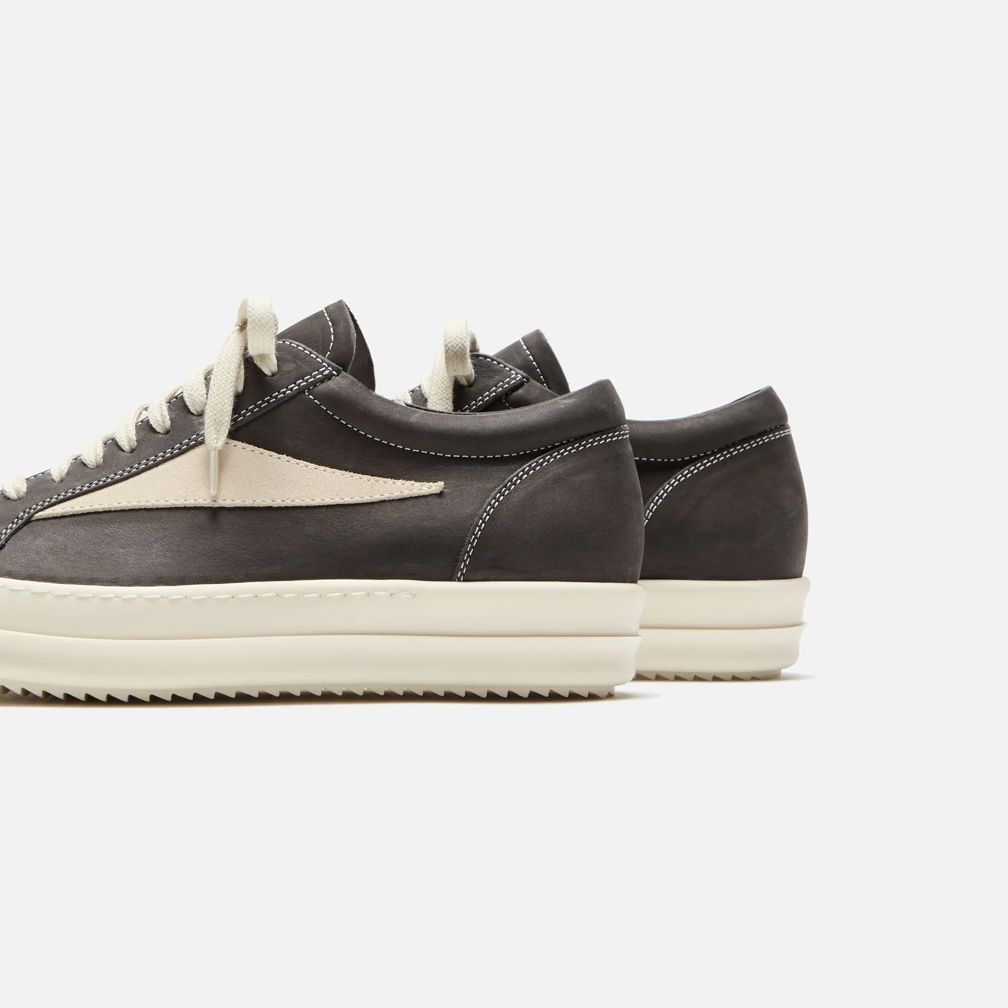 Rick Owens Vintage Sneakers - Dark Dust / Milk sold by Kith product image thumbnail 3
