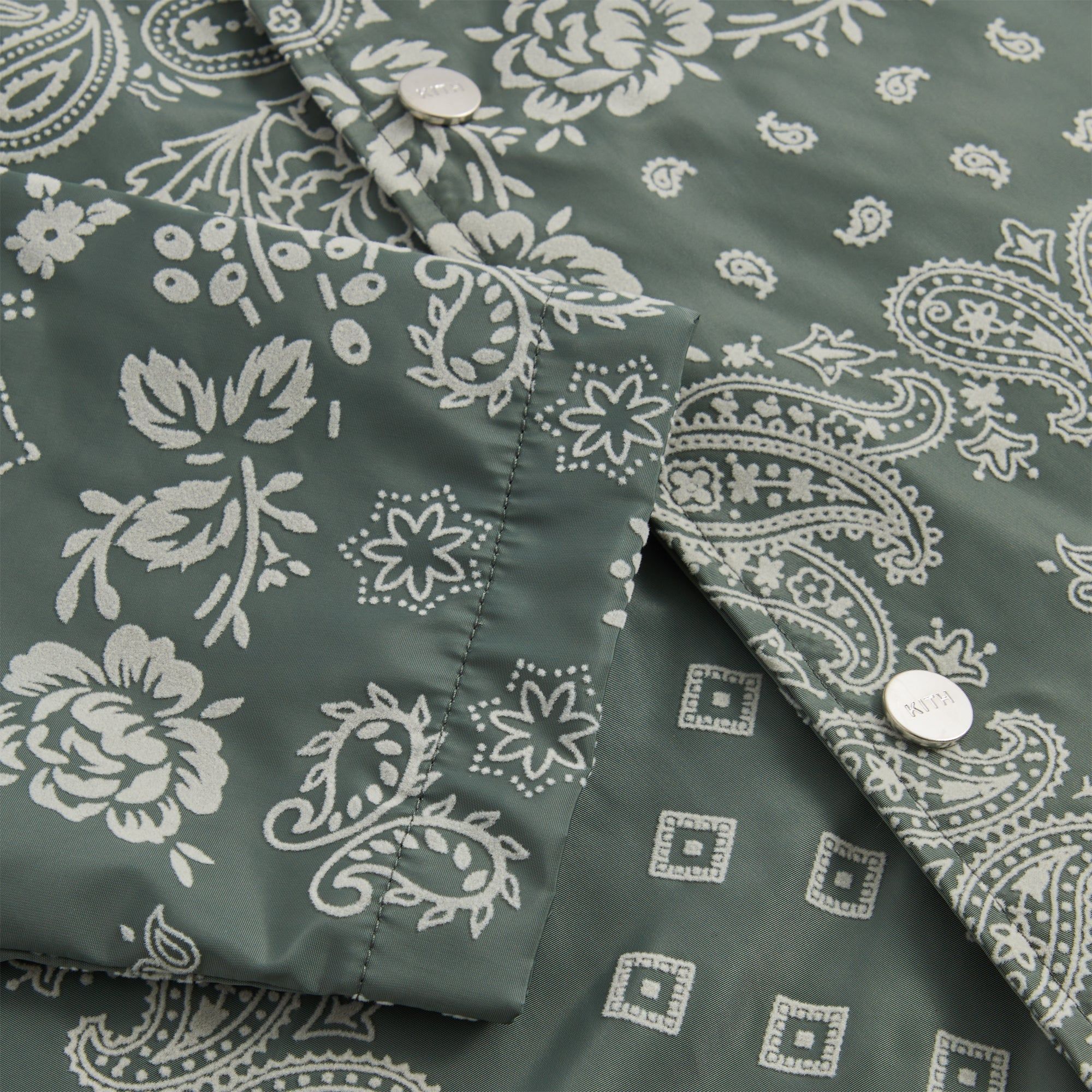 Kith Flocked Deconstructed Bandana Coaches Jacket - Court PH sold by Kith product image thumbnail 5