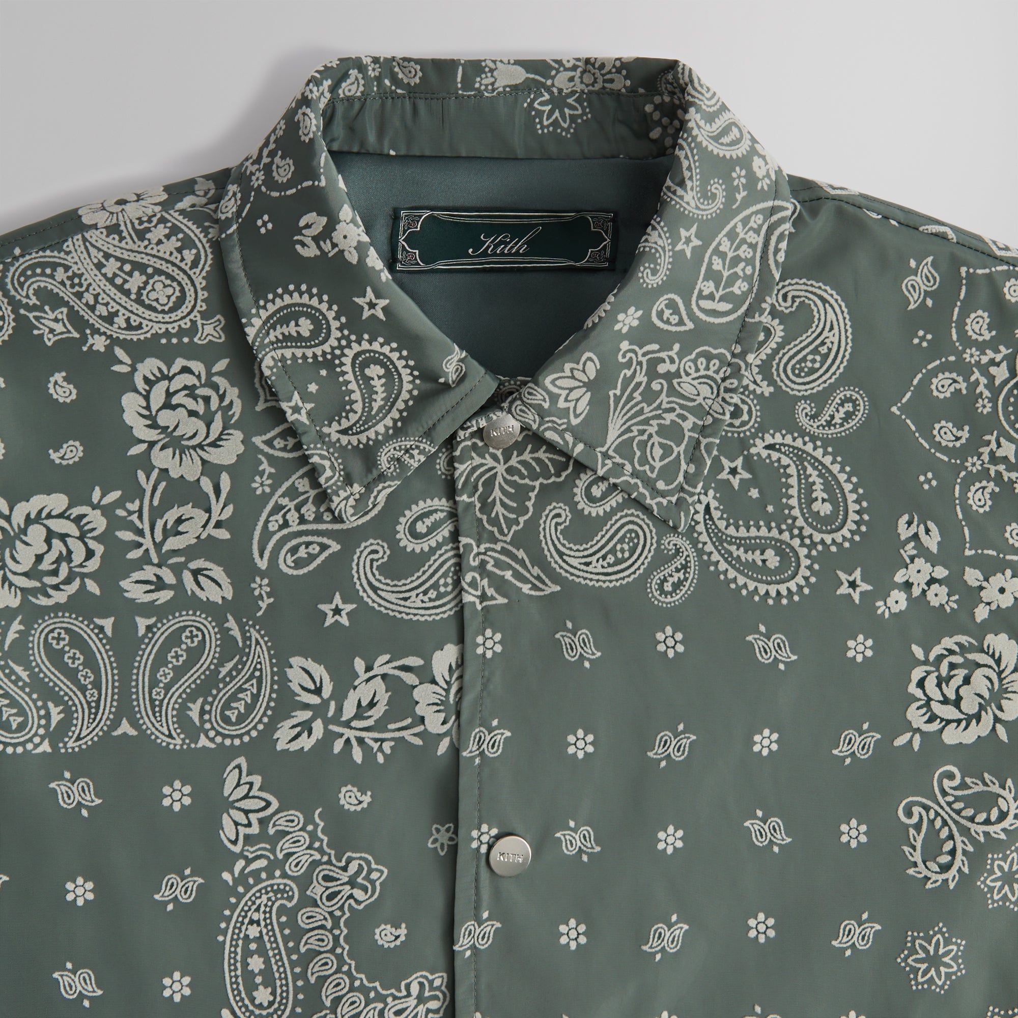 Kith Flocked Deconstructed Bandana Coaches Jacket - Court PH sold by Kith product image thumbnail 3