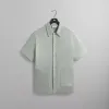 Kith Silk Cotton Boxy Collared Overshirt - Brine sold by Kith