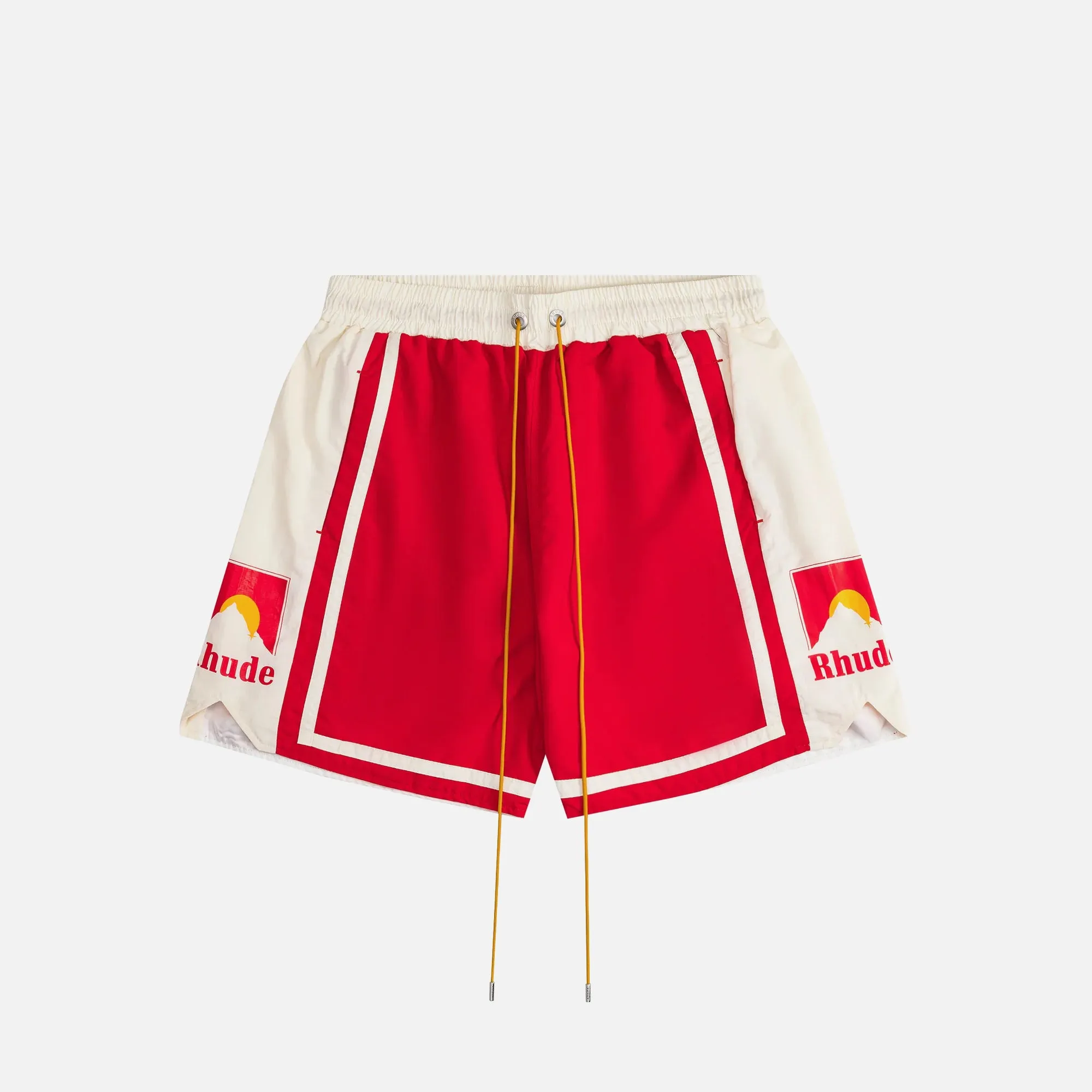 Rhude Moonlight Short - Red / Cream sold by Kith