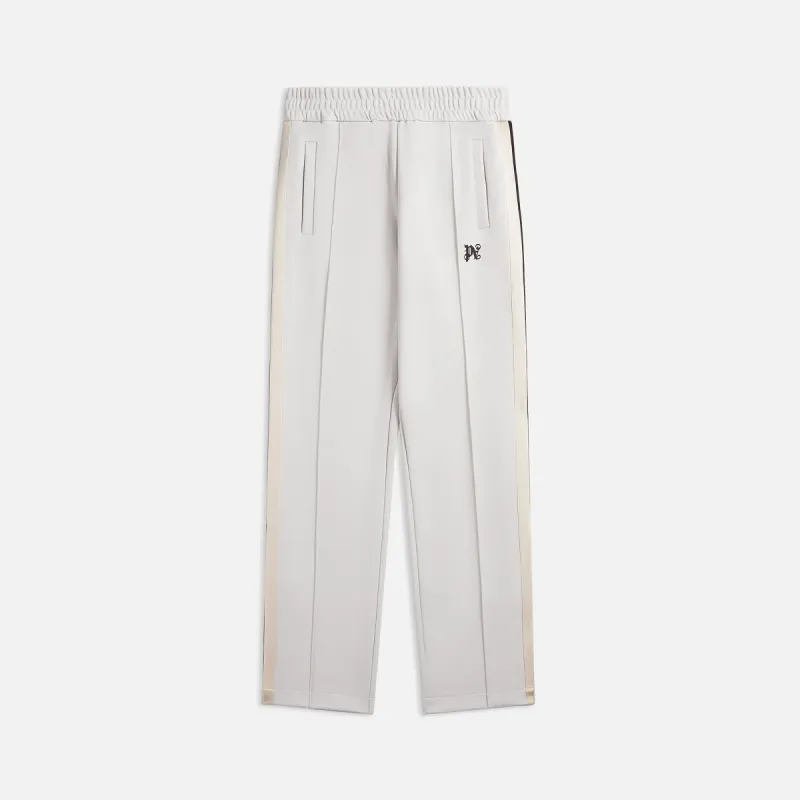 Palm Angels Monogram Track Pants - Light Grey Black sold by Kith