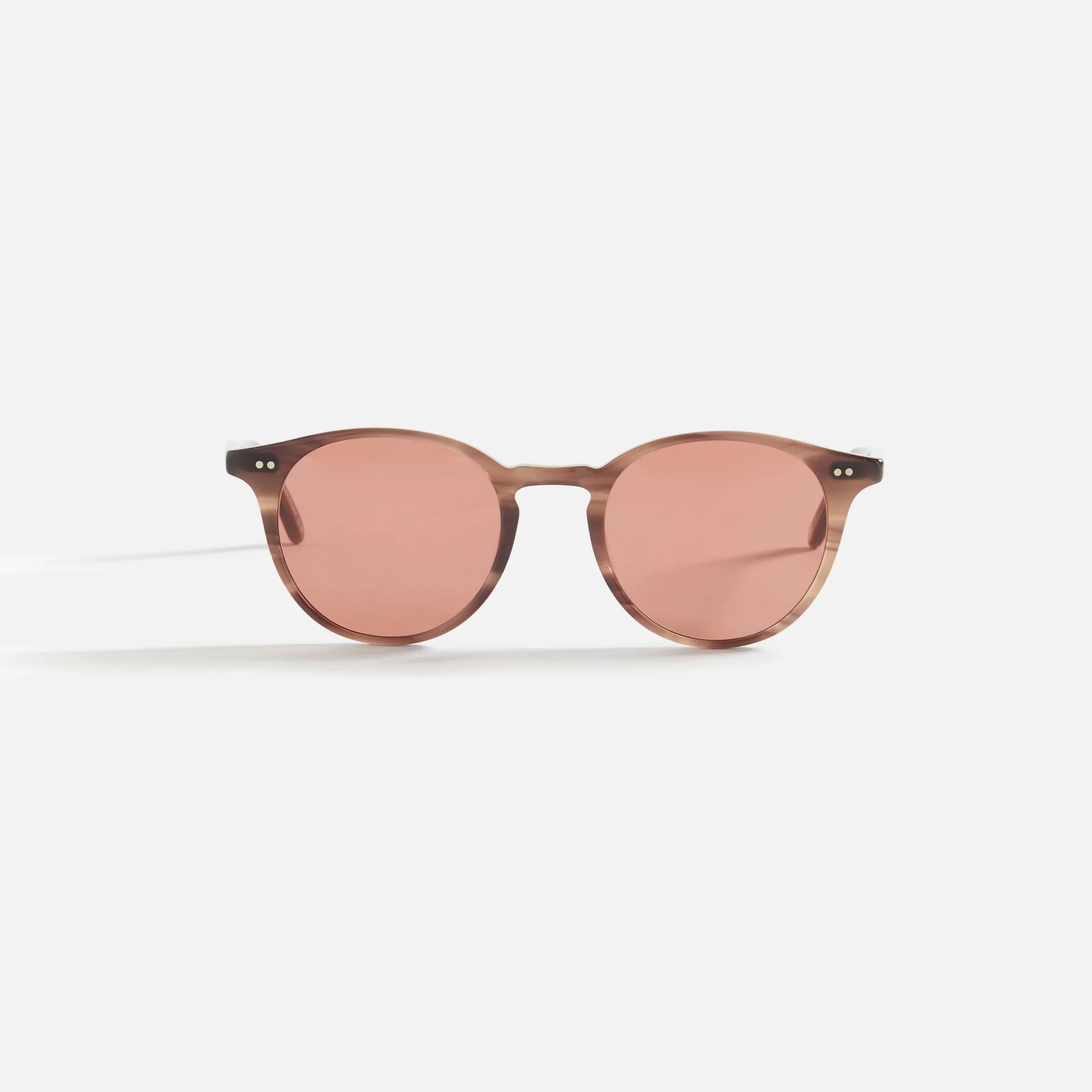 Garrett Leight Clune Sun - Sequoia Tortoise / Semi-Flat Pure Rosewood sold by Kith