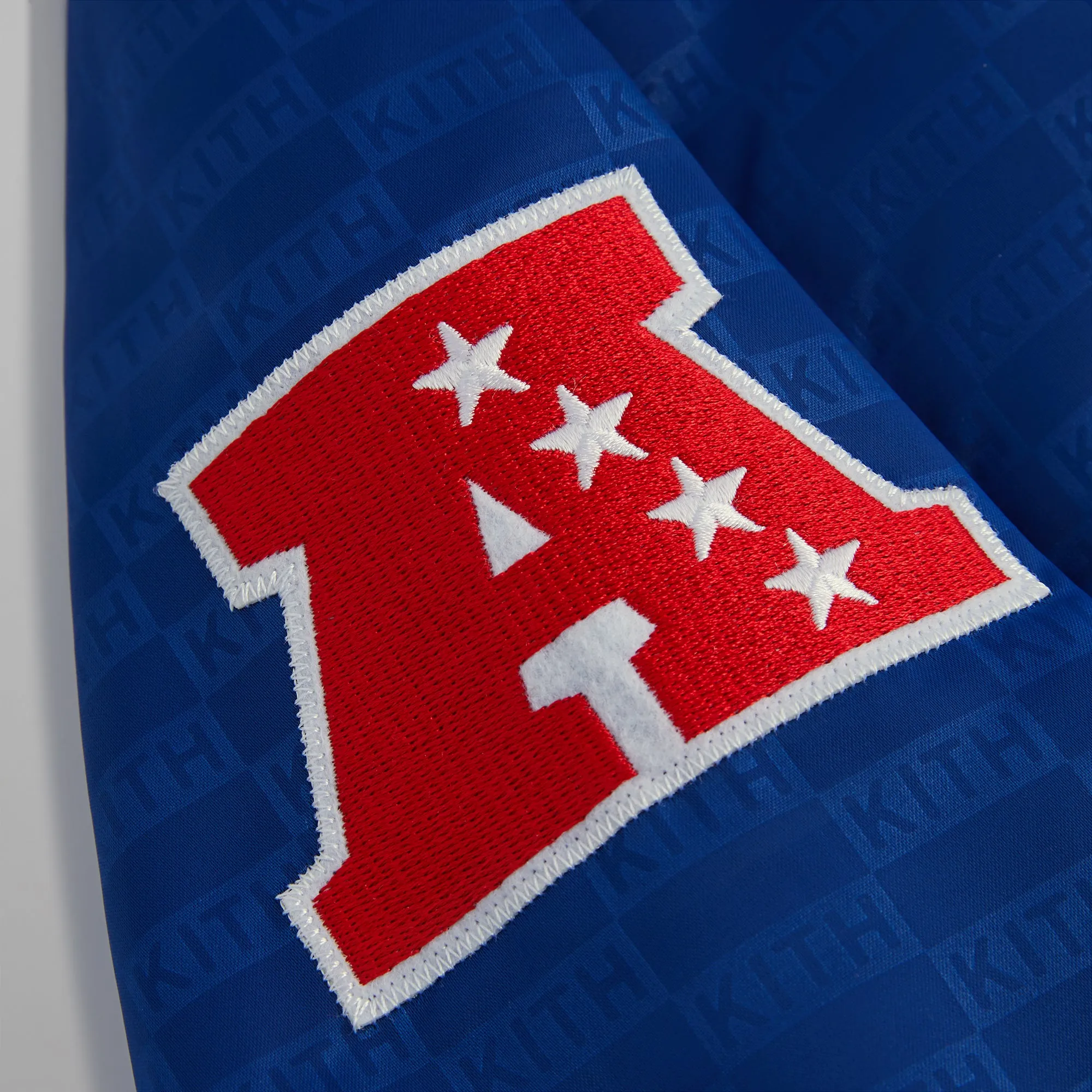 Kith for the NFL: Patriots Satin Bomber Jacket - Action sold by Kith product image thumbnail 5