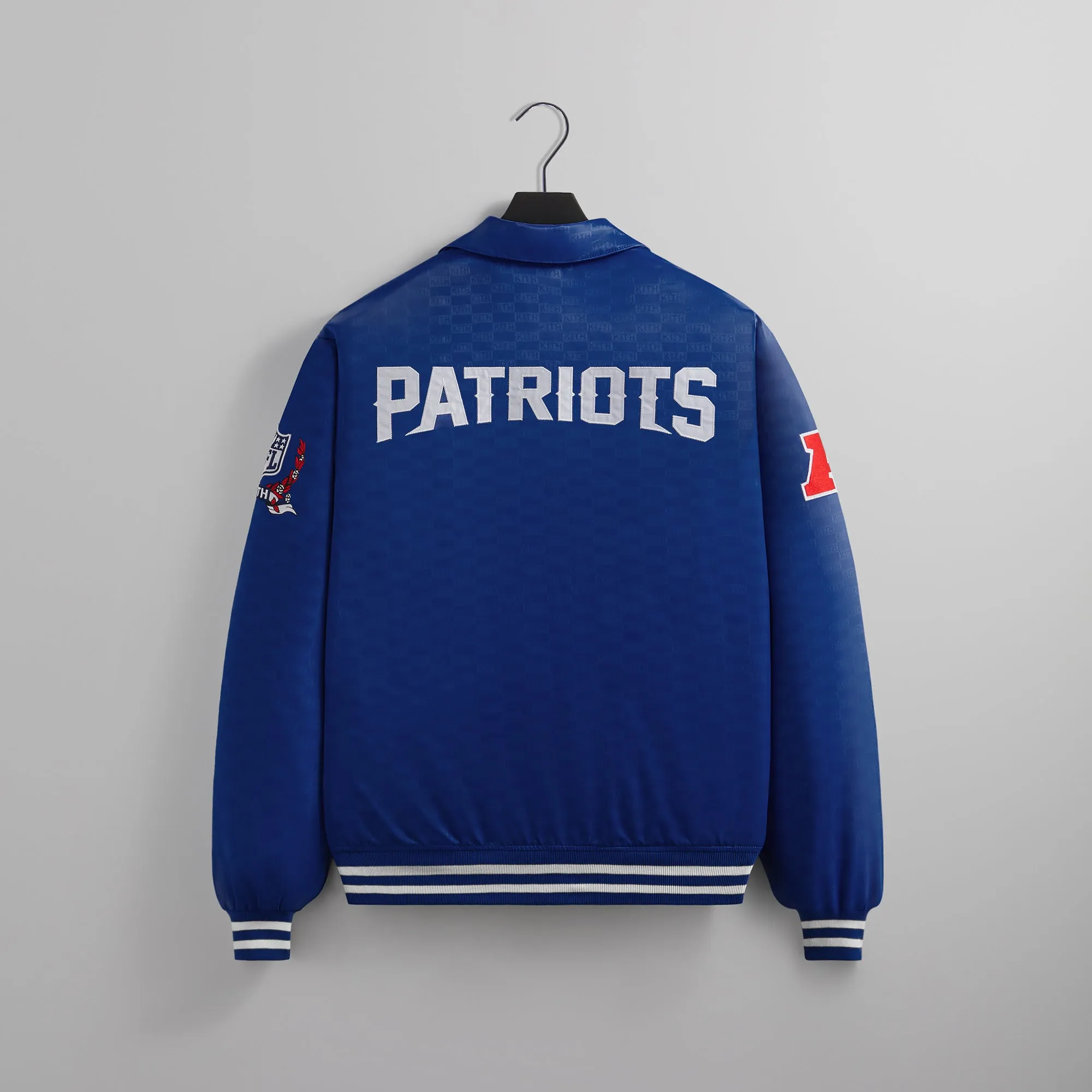 Kith for the NFL: Patriots Satin Bomber Jacket - Action sold by Kith product image thumbnail 2