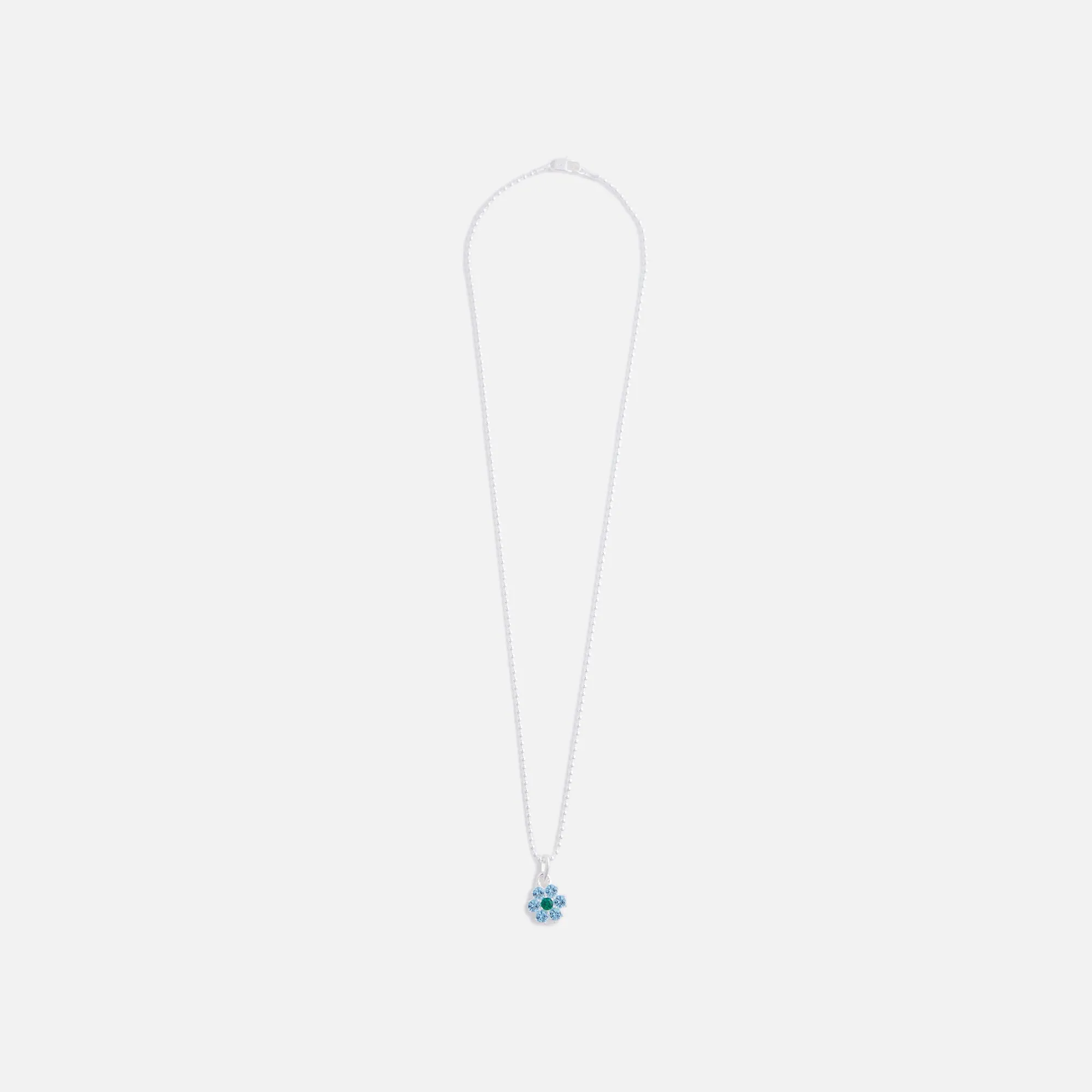 Hatton Labs Daisy Pendant - Silver / Topaz sold by Kith