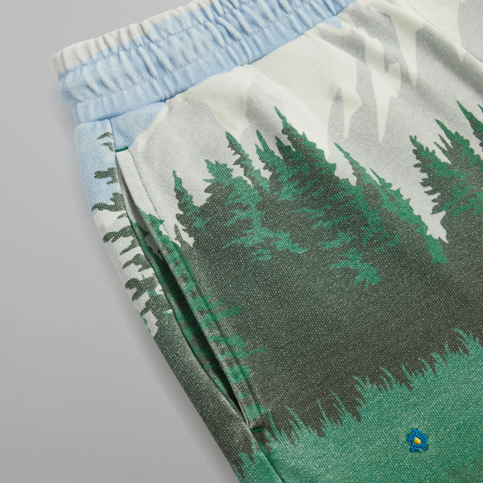 Kith Scenic Fleece Curtis Short - Larimar sold by Kith product image thumbnail 4