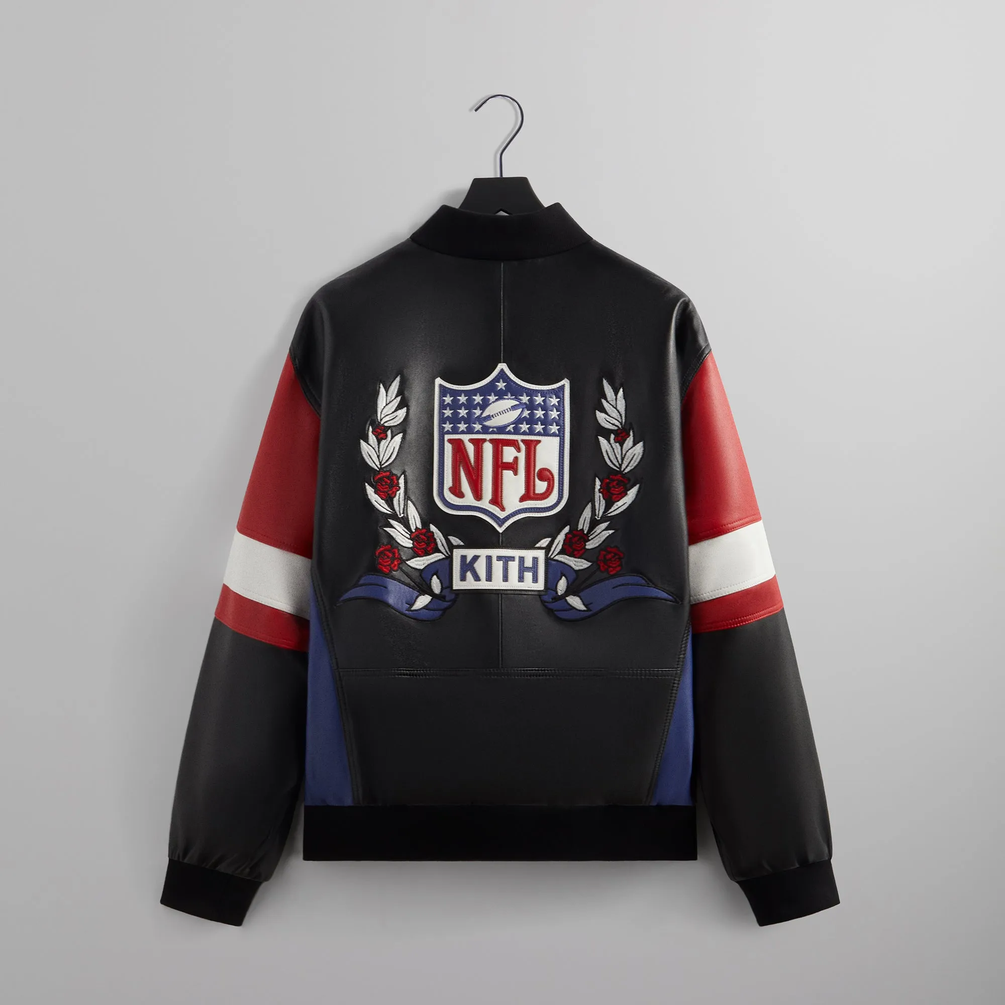 Kith for the NFL: Giants Leather Jacket - Current sold by Kith product image thumbnail 2