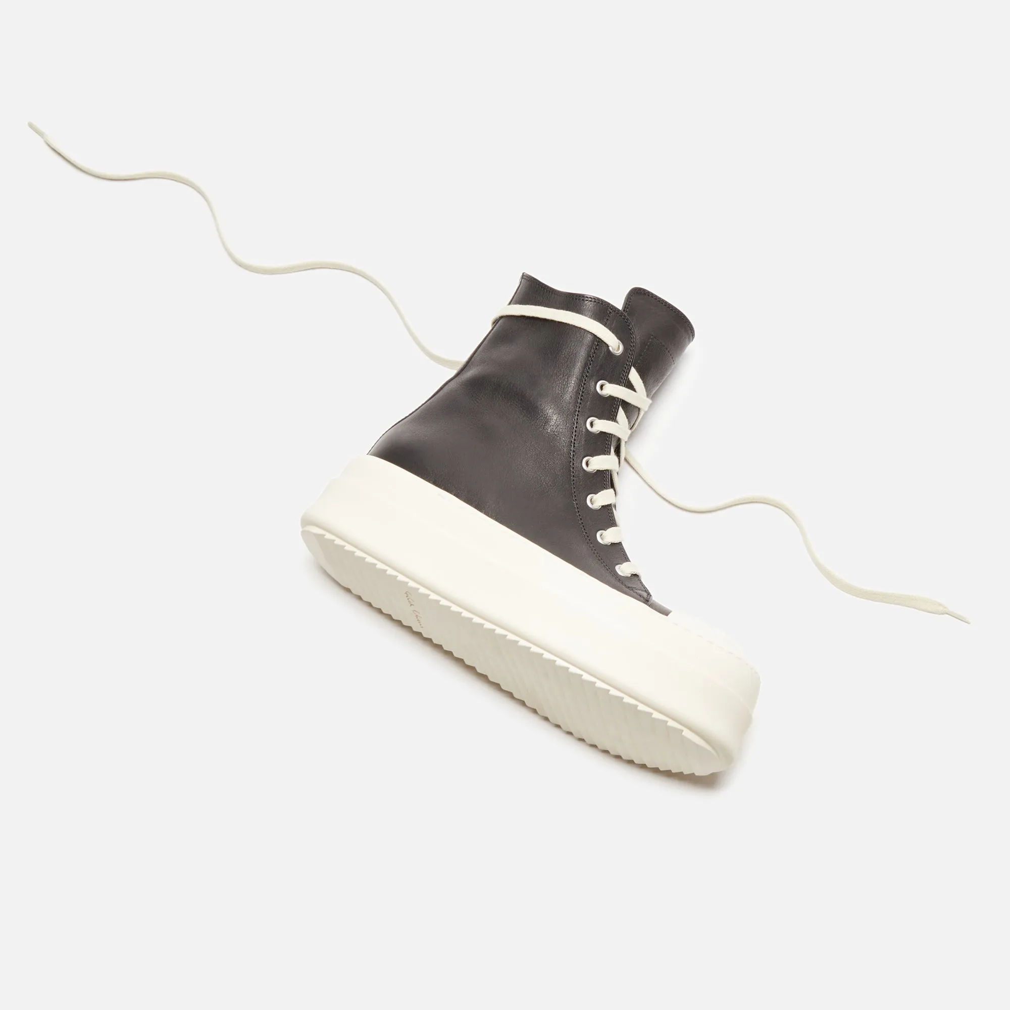 Rick Owens WMNS Mega Bumper Sneakers - Black / Milk sold by Kith product image thumbnail 5
