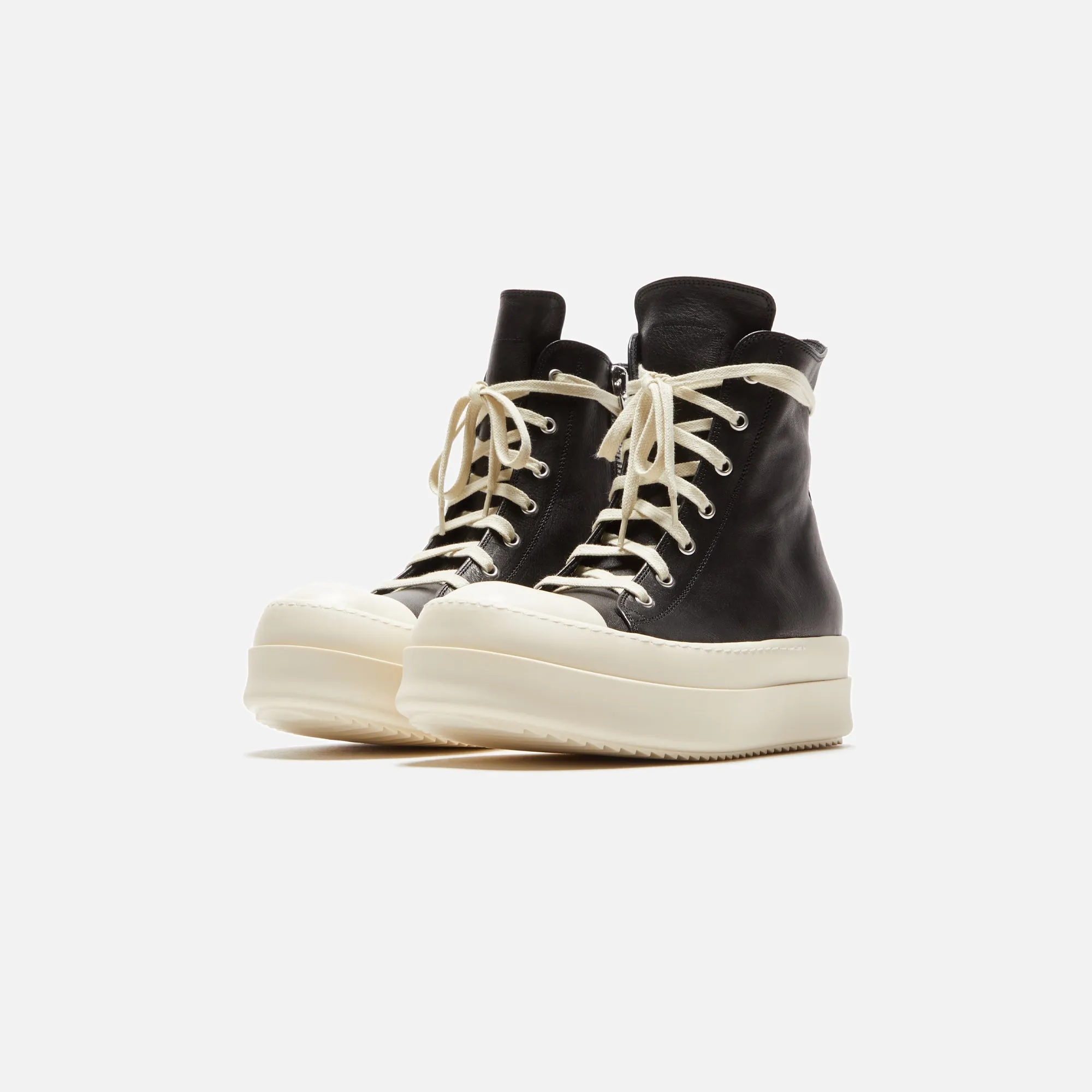 Rick Owens WMNS Mega Bumper Sneakers - Black / Milk sold by Kith product image thumbnail 2