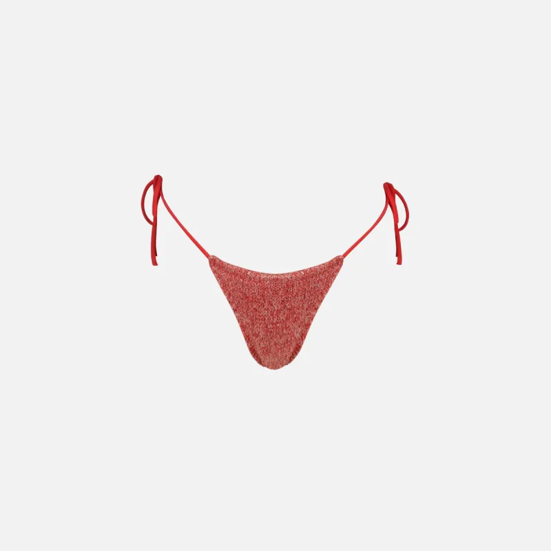 Asta Resort Lio Bikini Bottom - Raspberry Sequin sold by Kith