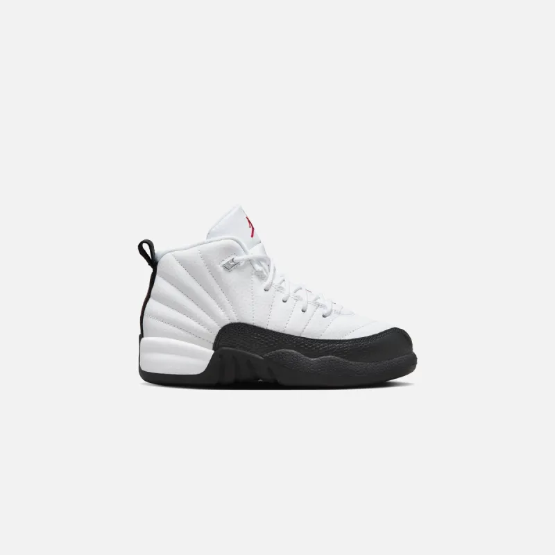 Jordan PS Air Jordan 12 Retro - White / Gym Red / Black sold by Kith