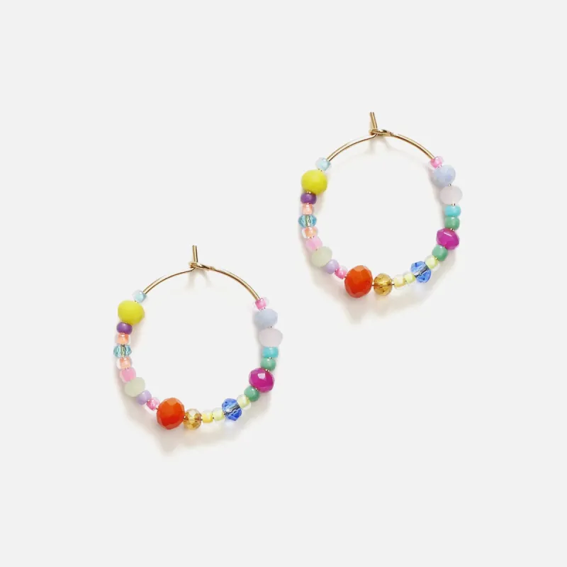 Anni Lu Breezy Beats Hoops - Rainbow Multi sold by Kith