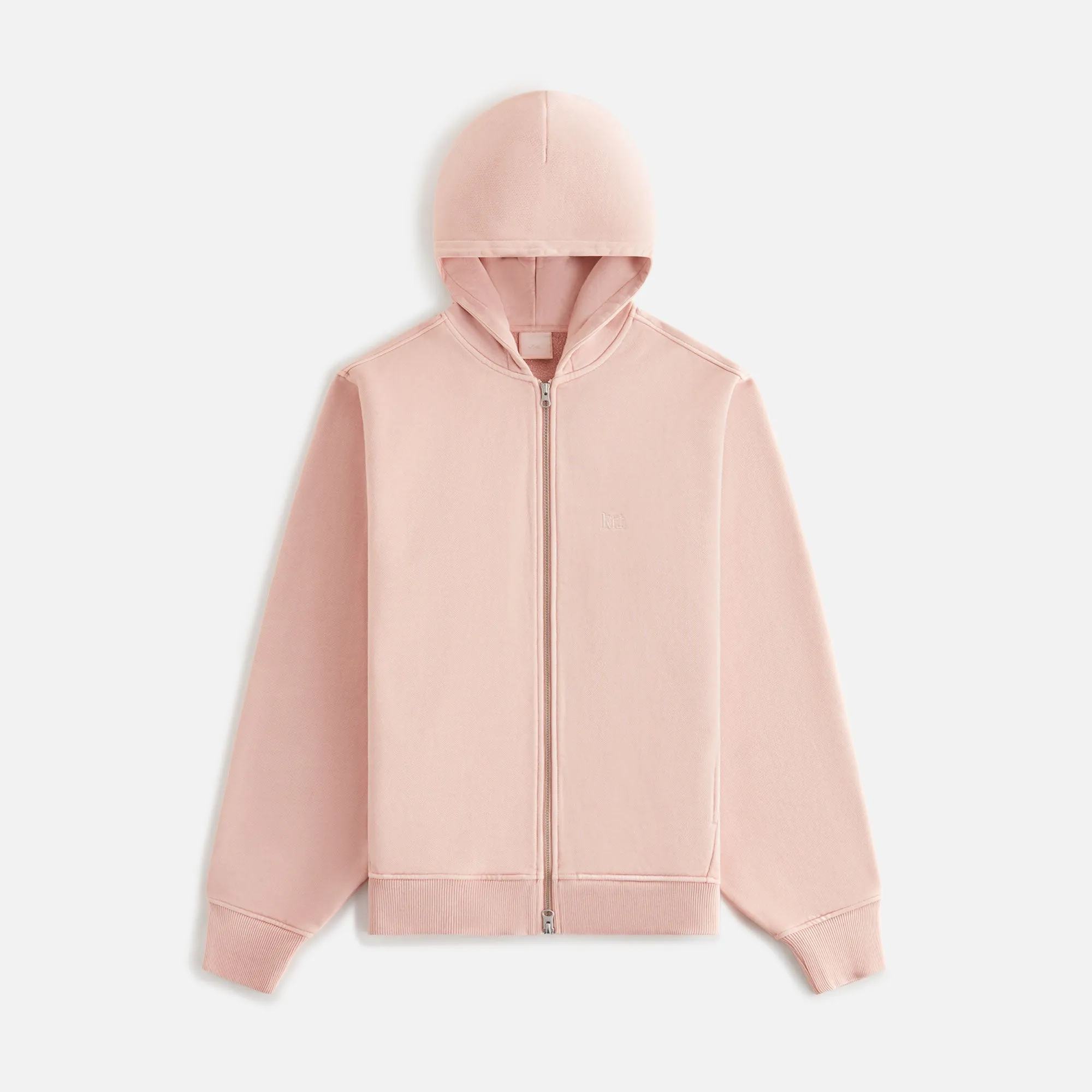Kith Women Tanner Full Zip Hoodie - Peach Powder sold by Kith