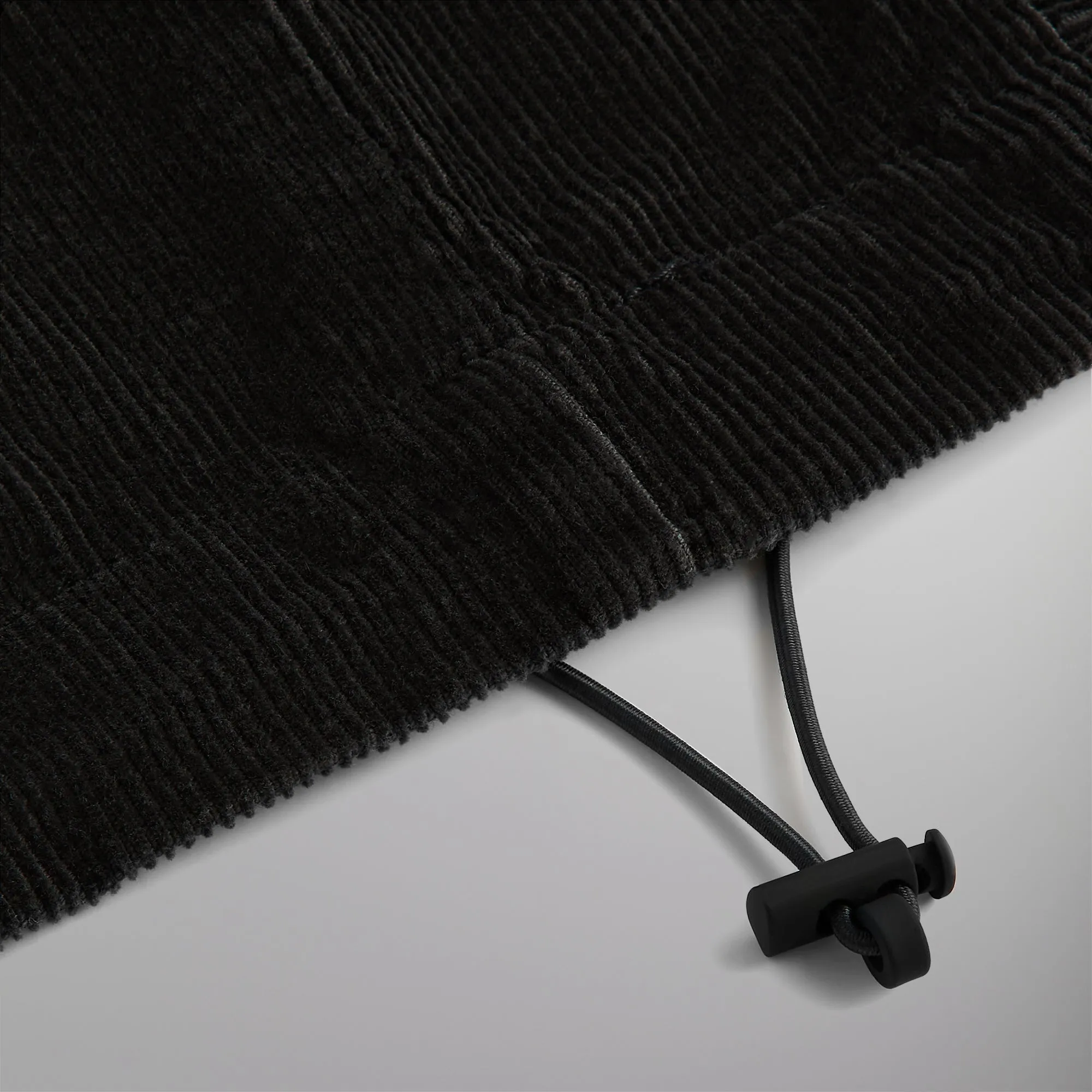 Kith Washed Corduroy Caden Hoodie - Carbon sold by Kith product image thumbnail 5