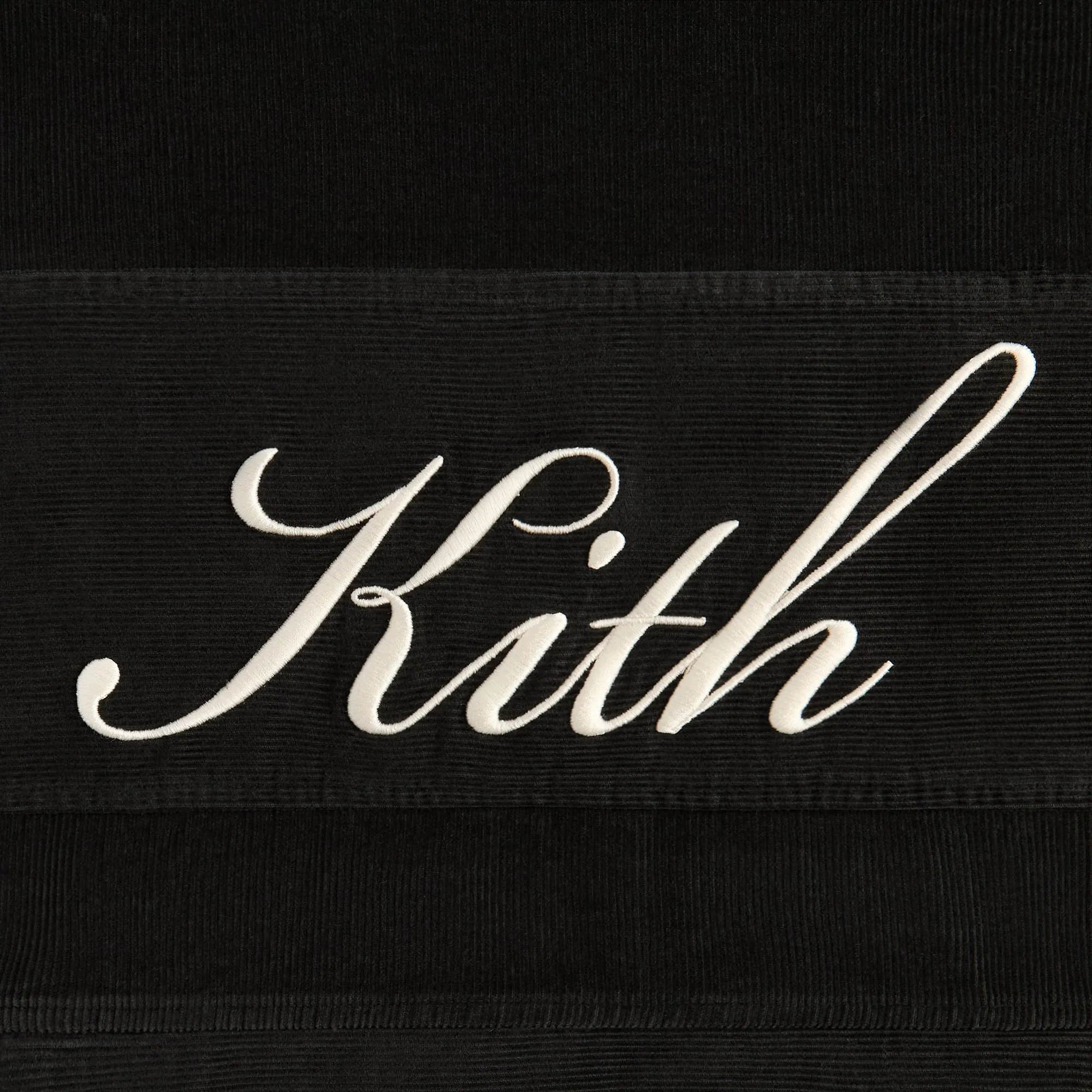 Kith Washed Corduroy Caden Hoodie - Carbon sold by Kith product image thumbnail 3