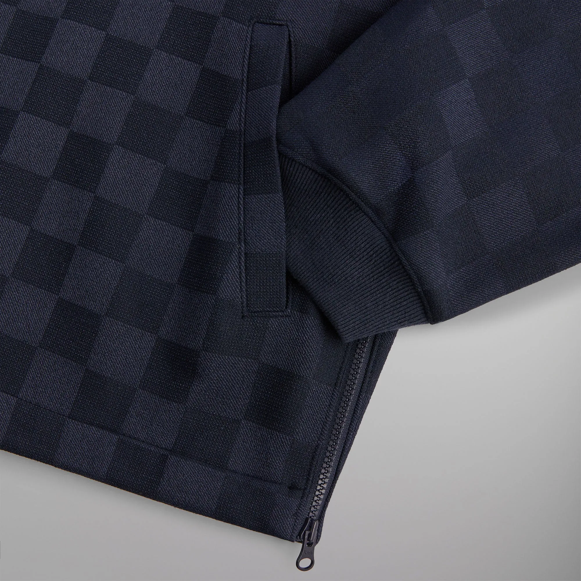 Kith Double Knit Davis Quarter Zip Pullover - Nocturnal sold by Kith product image thumbnail 4