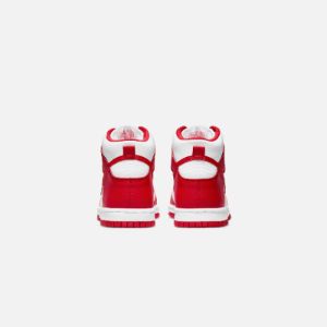 Nike GS Dunk High - White / University Red sold by Kith