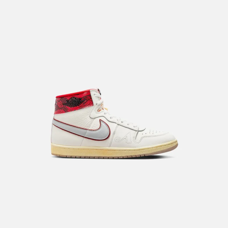 Jordan x Awake NY Jordan Air Ship - Sail / Black / University Red / Metallic Platinum sold by Kith