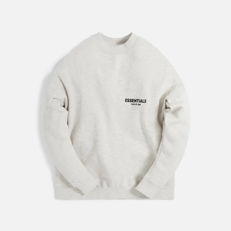 Essentials Crewneck - Light Oatmeal sold by Kith