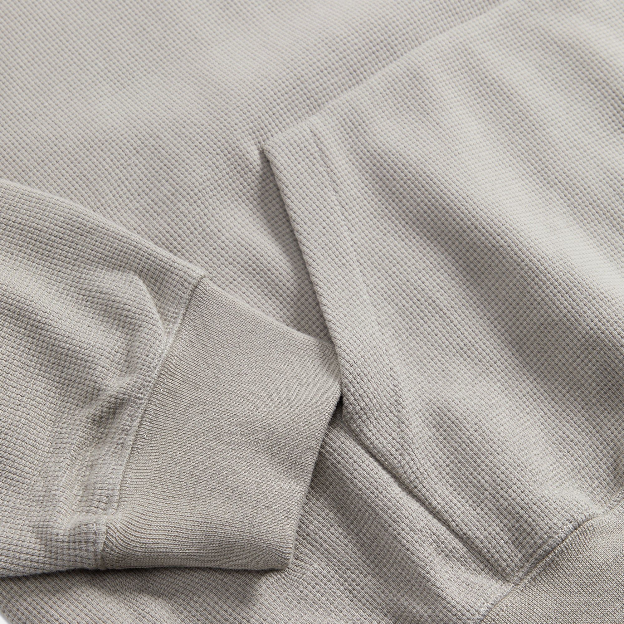 Essentials Heavy Waffle Raglan Hoodie - Seal sold by Kith product image thumbnail 5