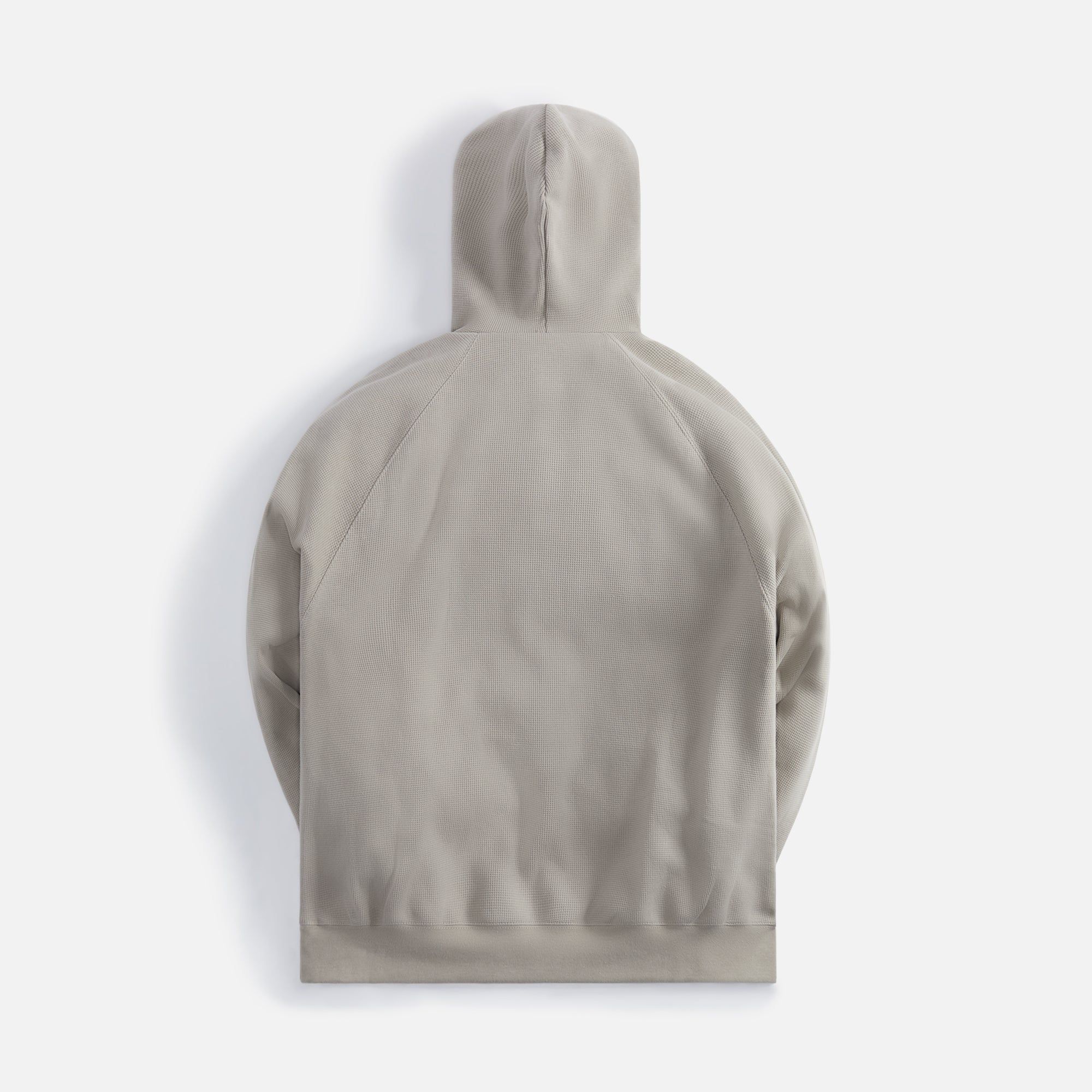 Essentials Heavy Waffle Raglan Hoodie - Seal sold by Kith product image thumbnail 2