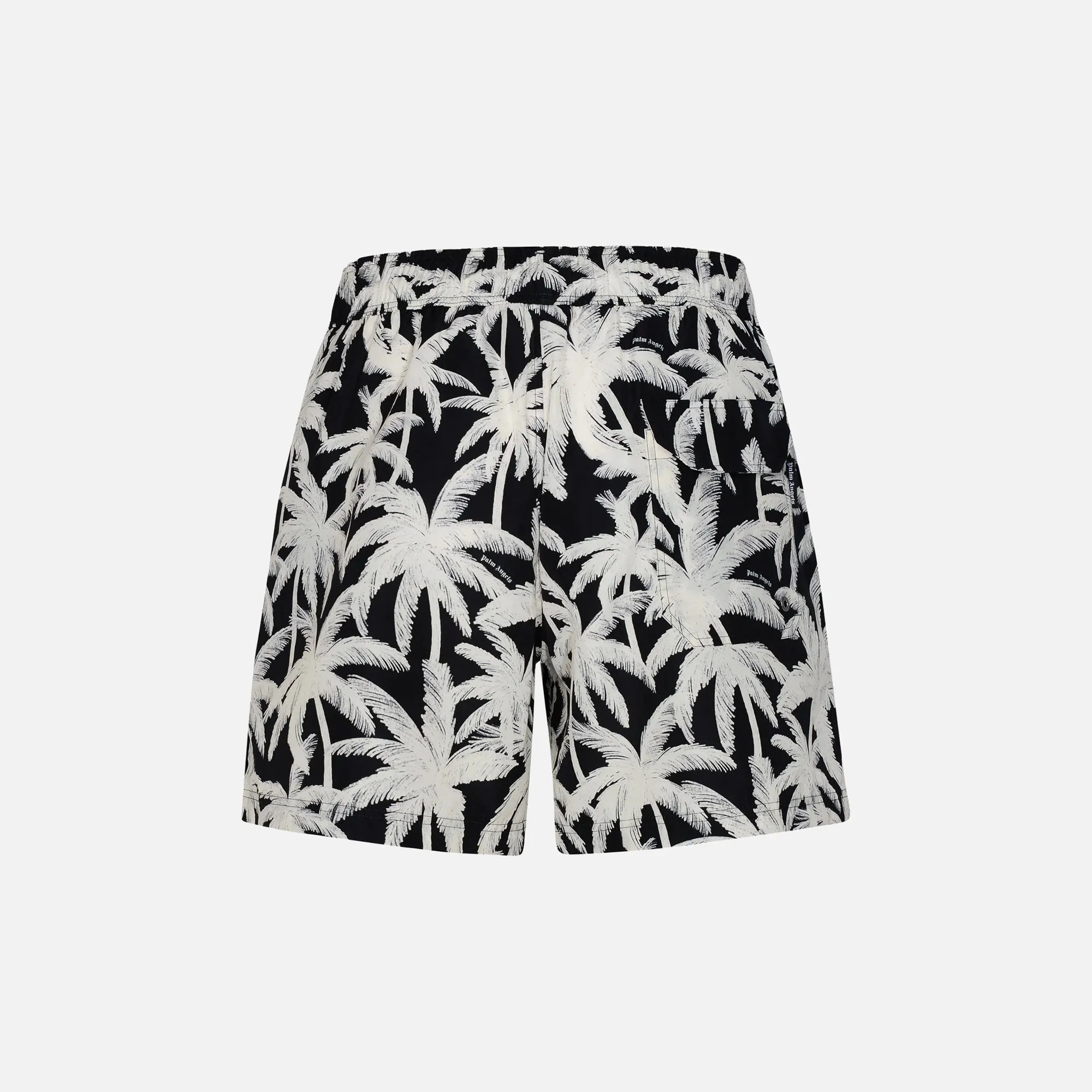 Palm Angels Palms Allover Swimshorts - Black / Off White sold by Kith product image thumbnail 2